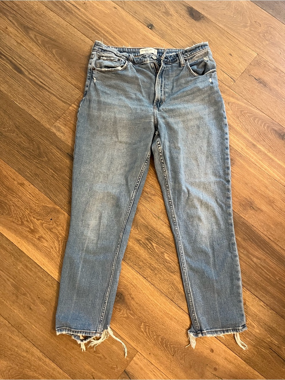Abercrombie Light Blue Skinny High-Rise Curve Love Size 31/12